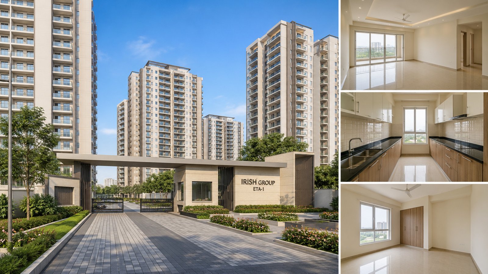 3BHK Flat for Sale in Irish Group Project, ETA-1, Greater Noida
