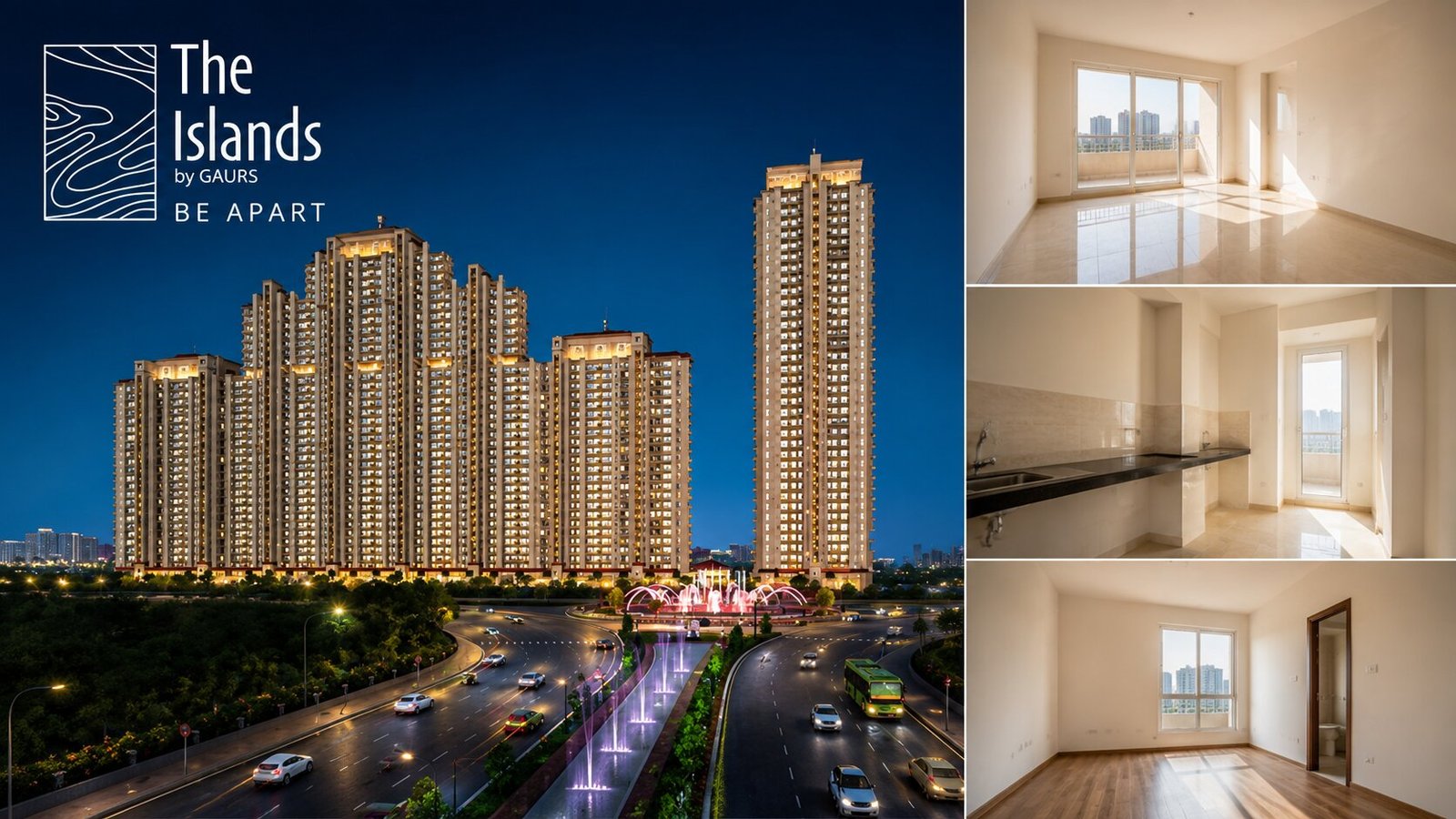 Luxury Apartment for Sale in Gaurs The Islands, Jaypee Greens, Greater Noida | 4360 Sq.ft